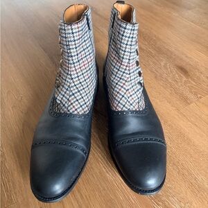 Taft Black and Patterned Men's Boots